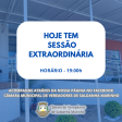 Notьcia: Hoje tem Sess�o Extraordin�ria