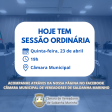 Notьcia: Hoje tem Sess�o Ordin�ria